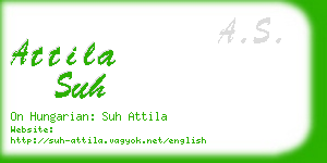 attila suh business card
